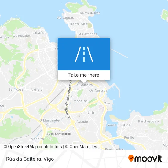Rúa da Gaiteira map