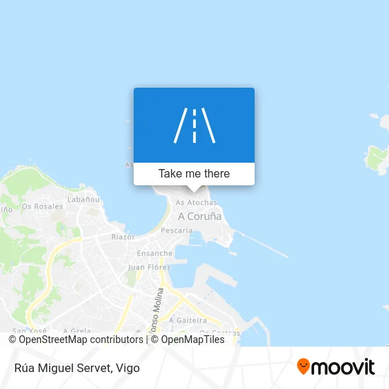Rúa Miguel Servet map