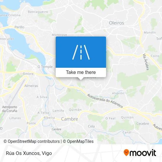 Rúa Os Xuncos map