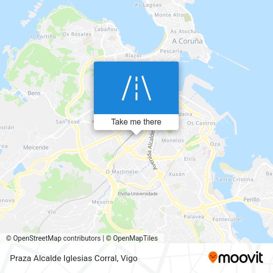 Praza Alcalde Iglesias Corral map