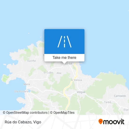Rúa do Cabazo map