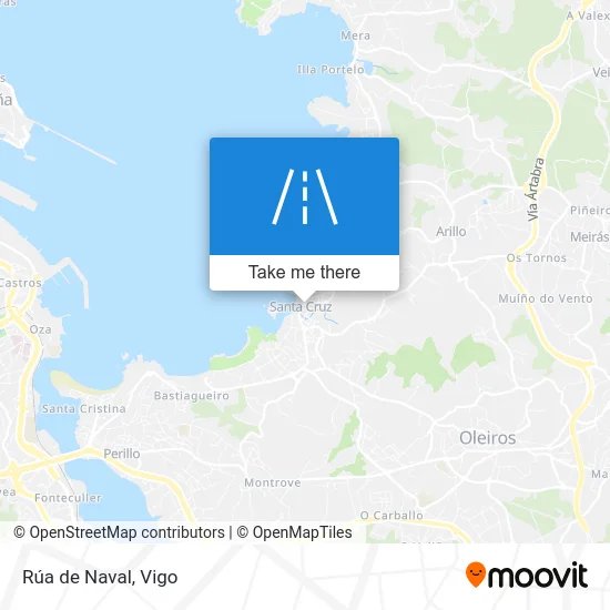 Rúa de Naval map