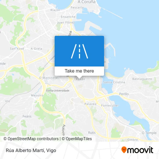 Rúa Alberto Martí map