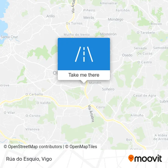 Rúa do Esquío map