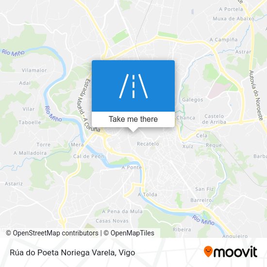 Rúa do Poeta Noriega Varela map
