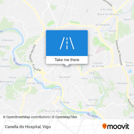 Canella do Hospital map