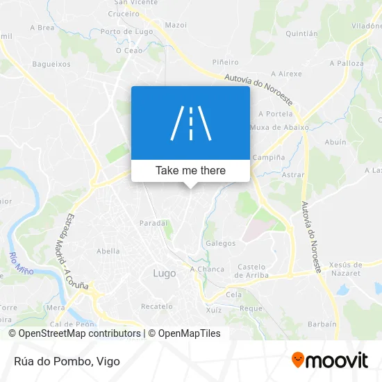Rúa do Pombo map