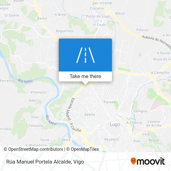Rúa Manuel Portela Alcalde map