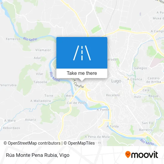 Rúa Monte Pena Rubia map