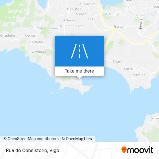 Rúa do Consistorio map