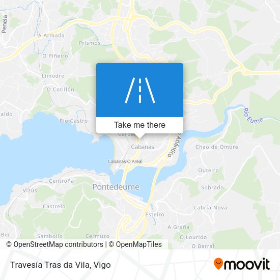Travesía Tras da Vila map