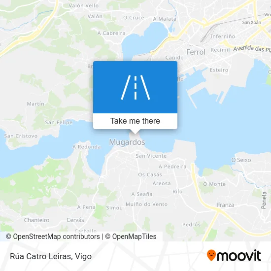 Rúa Catro Leiras map