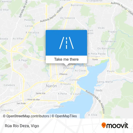Rúa Río Deza map