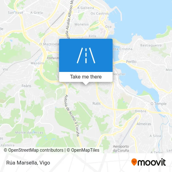 Rúa Marsella map