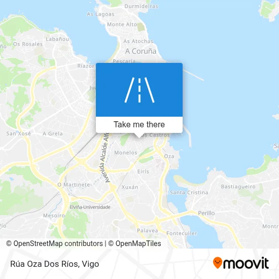 Rúa Oza Dos Ríos map