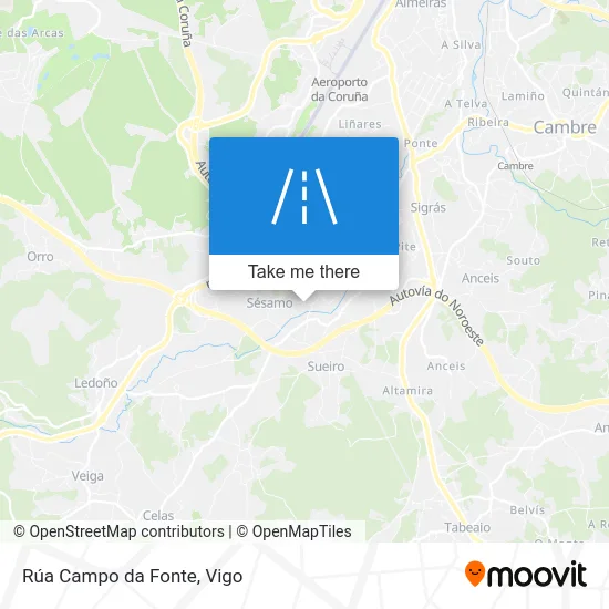 Rúa Campo da Fonte map