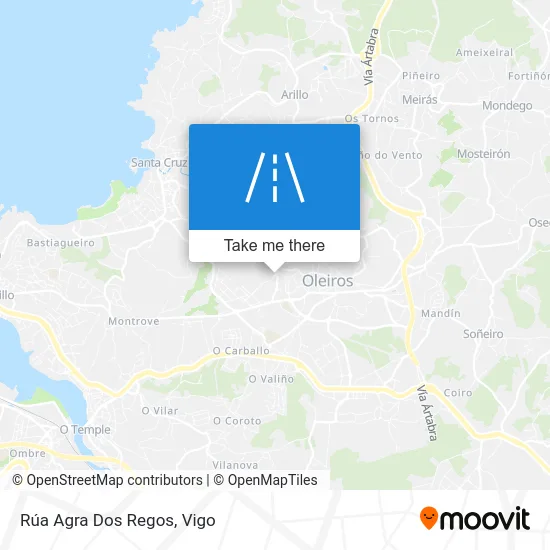 Rúa Agra Dos Regos map