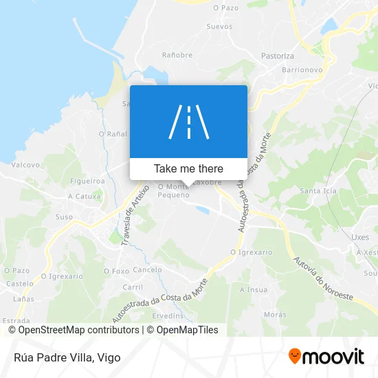 Rúa Padre Villa map