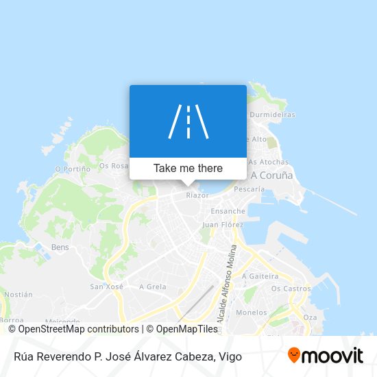 Rúa Reverendo P. José Álvarez Cabeza map