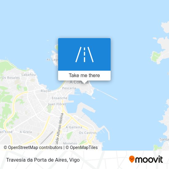 Travesía da Porta de Aires map