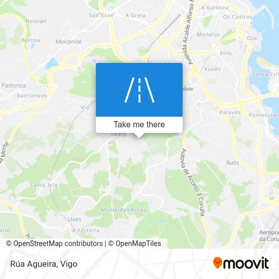Rúa Agueira map