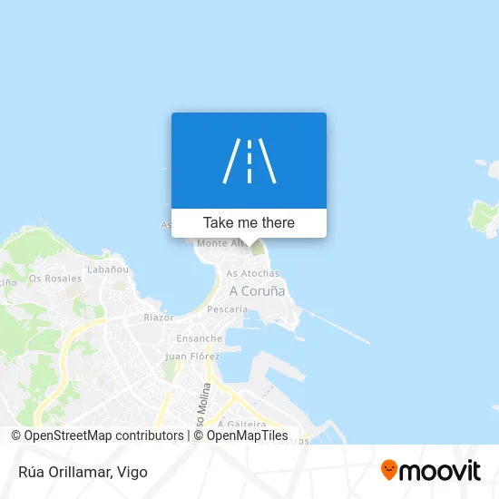Rúa Orillamar map