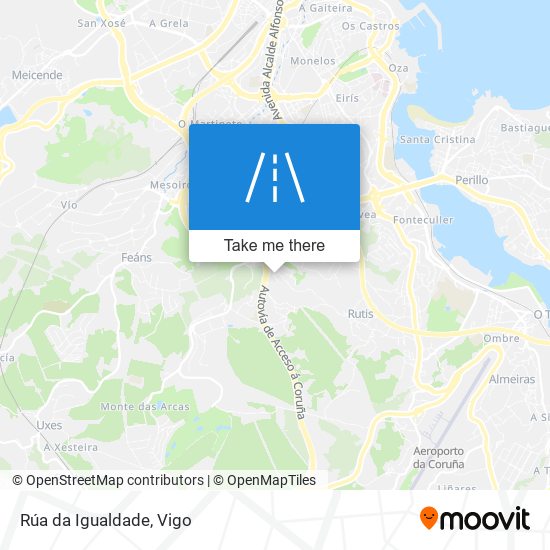 Rúa da Igualdade map