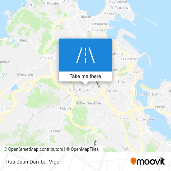 Rúa Juan Darriba map