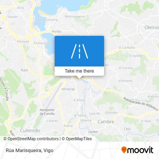 Rúa Marisqueira map