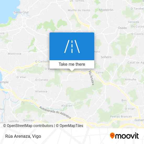 Rúa Arenaza map