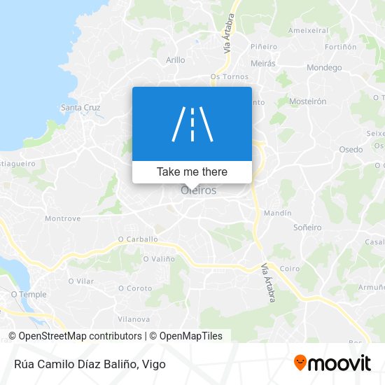 Rúa Camilo Díaz Baliño map