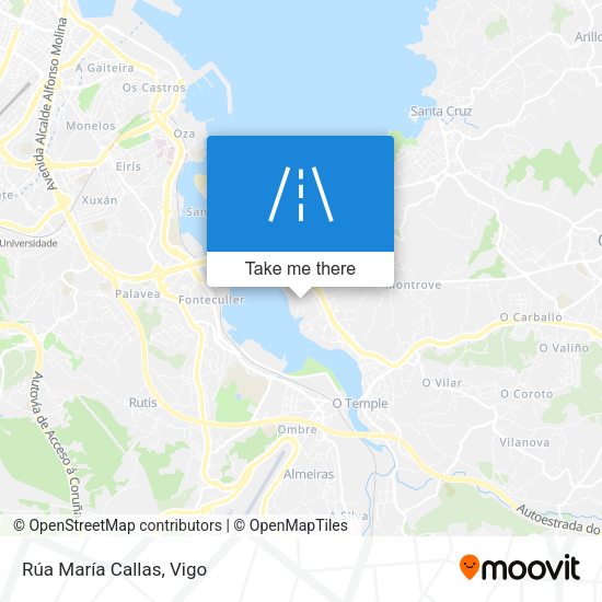 Rúa María Callas map