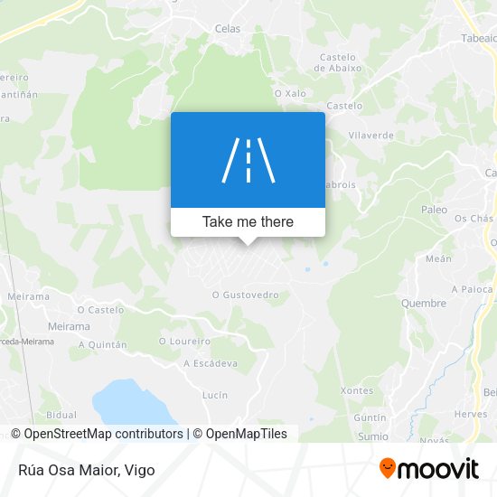 Rúa Osa Maior map