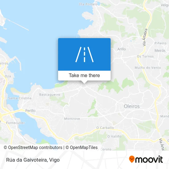 Rúa da Gaivoteira map