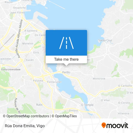 Rúa Dona Emilia map