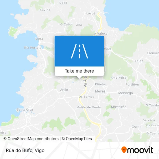 Rúa do Bufo map