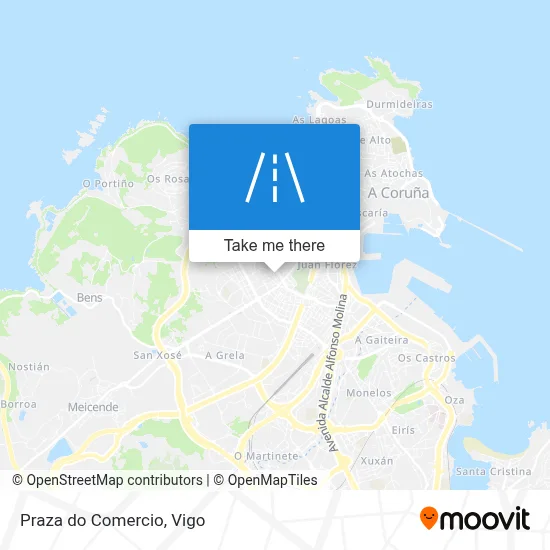 Praza do Comercio map