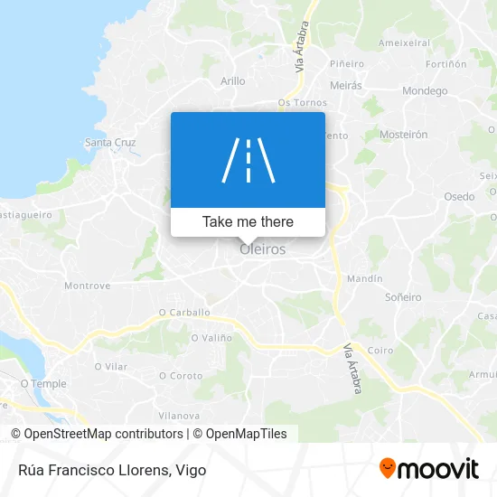 Rúa Francisco Llorens map