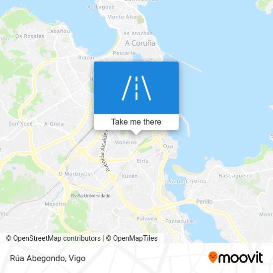 Rúa Abegondo map