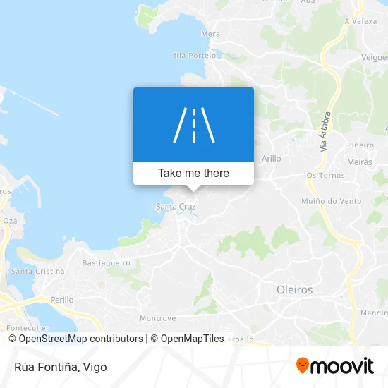Rúa Fontiña map