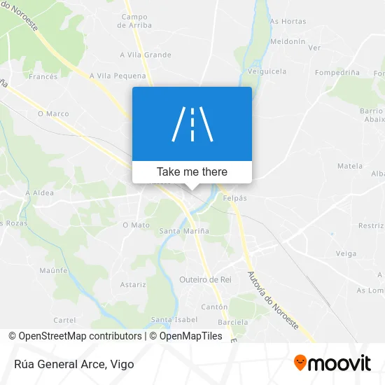Rúa General Arce map