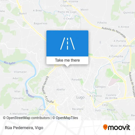 Rúa Pederneira map