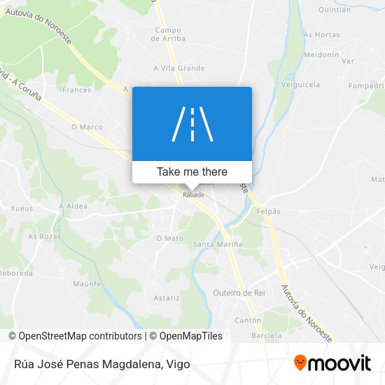 Rúa José Penas Magdalena map