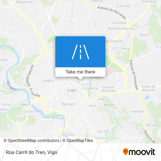 Rúa Carril do Tren map