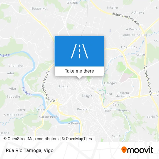 Rúa Río Tamoga map