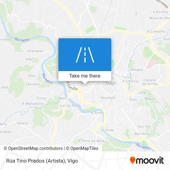 Rúa Tino Prados (Artista) map