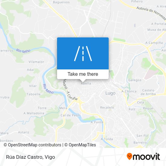 Rúa Díaz Castro map