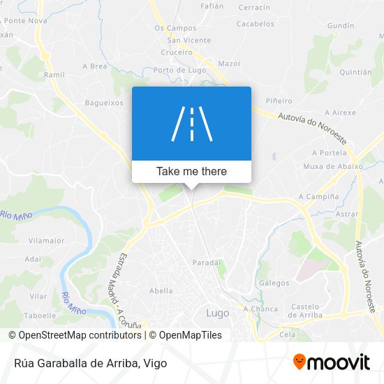 Rúa Garaballa de Arriba map