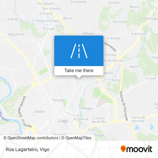 Rúa Lagarteiro map