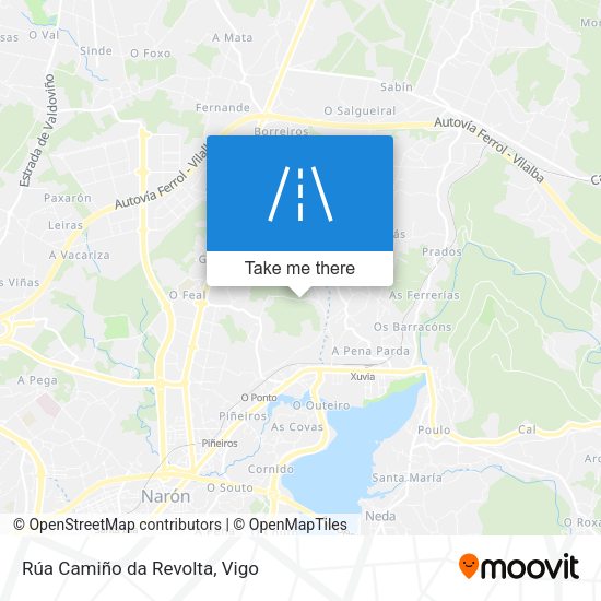 Rúa Camiño da Revolta map